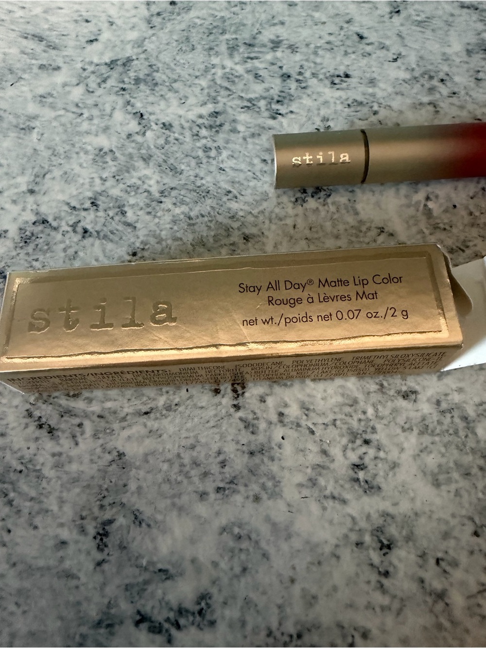 Stila Stay All Day Matte Lip Color-KISS and Makeup